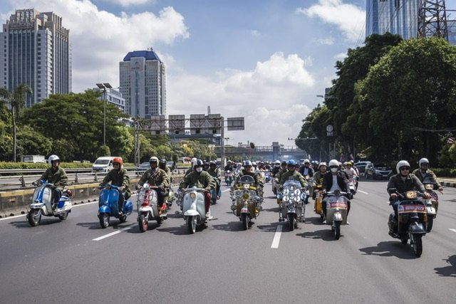 Vespa Ramaikan Jakarta Mods MayDay 2025, Rayakan Gaya Hidup dan Komunitas