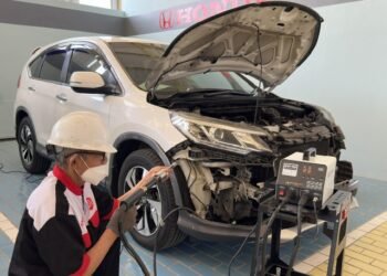 Layanan Purnajual Makin Prima, Fasilitas Bodi dan Cat Honda Hadir di Magelang