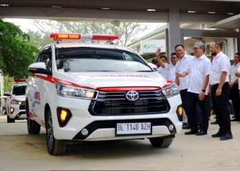 Toyota Menyambung Asa Pemulihan Aceh Tamiang Melalui Donasi Ambulans