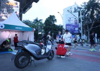 Senyap Menjaga Napas Pelari: Eksistensi Hijau Honda CUV e: di Lintasan JAKIM 2026