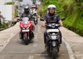 Jelajah Perbukitan Bogor, Touring Perdana KomPressor Pena Makin Solid dan Seru!